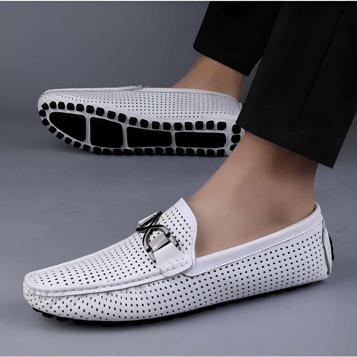 Alberto Comfort Leather Loafers