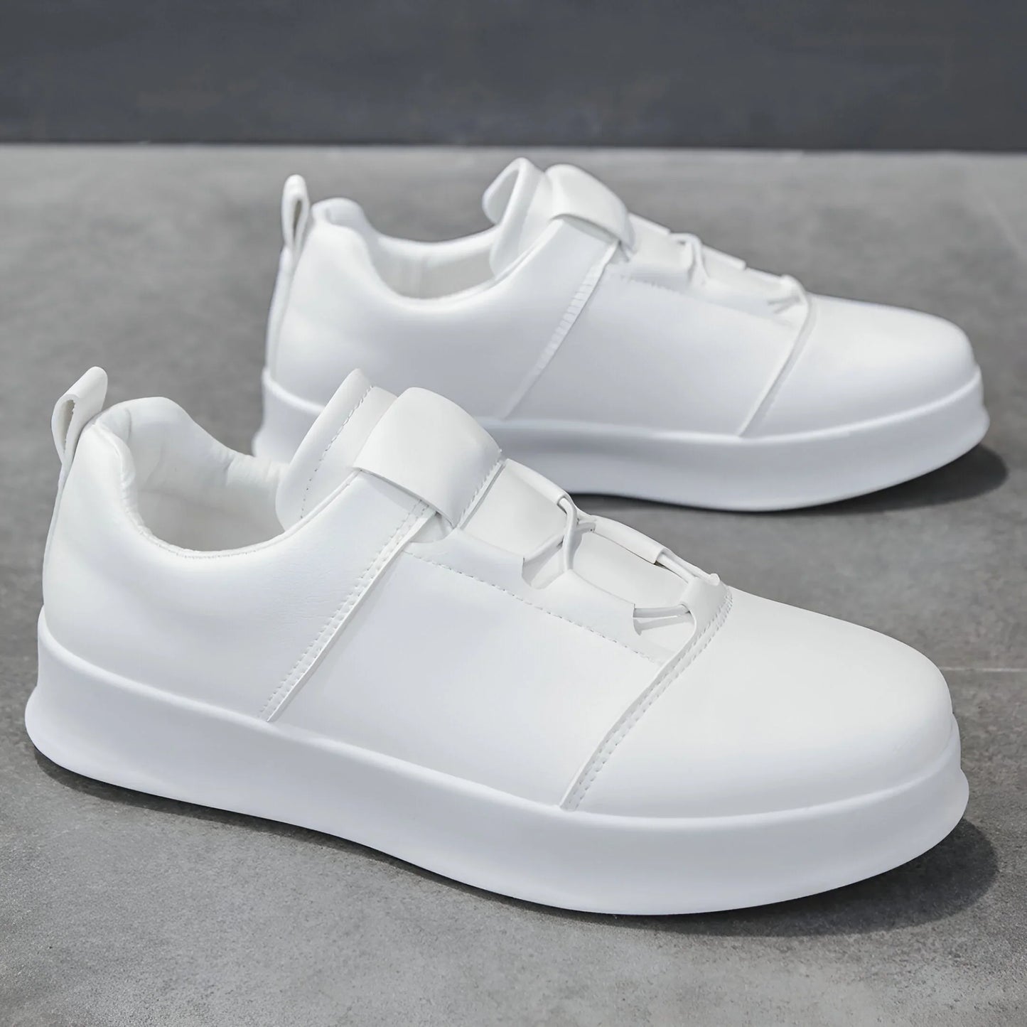 Enzo Slip-On Leather Sneakers