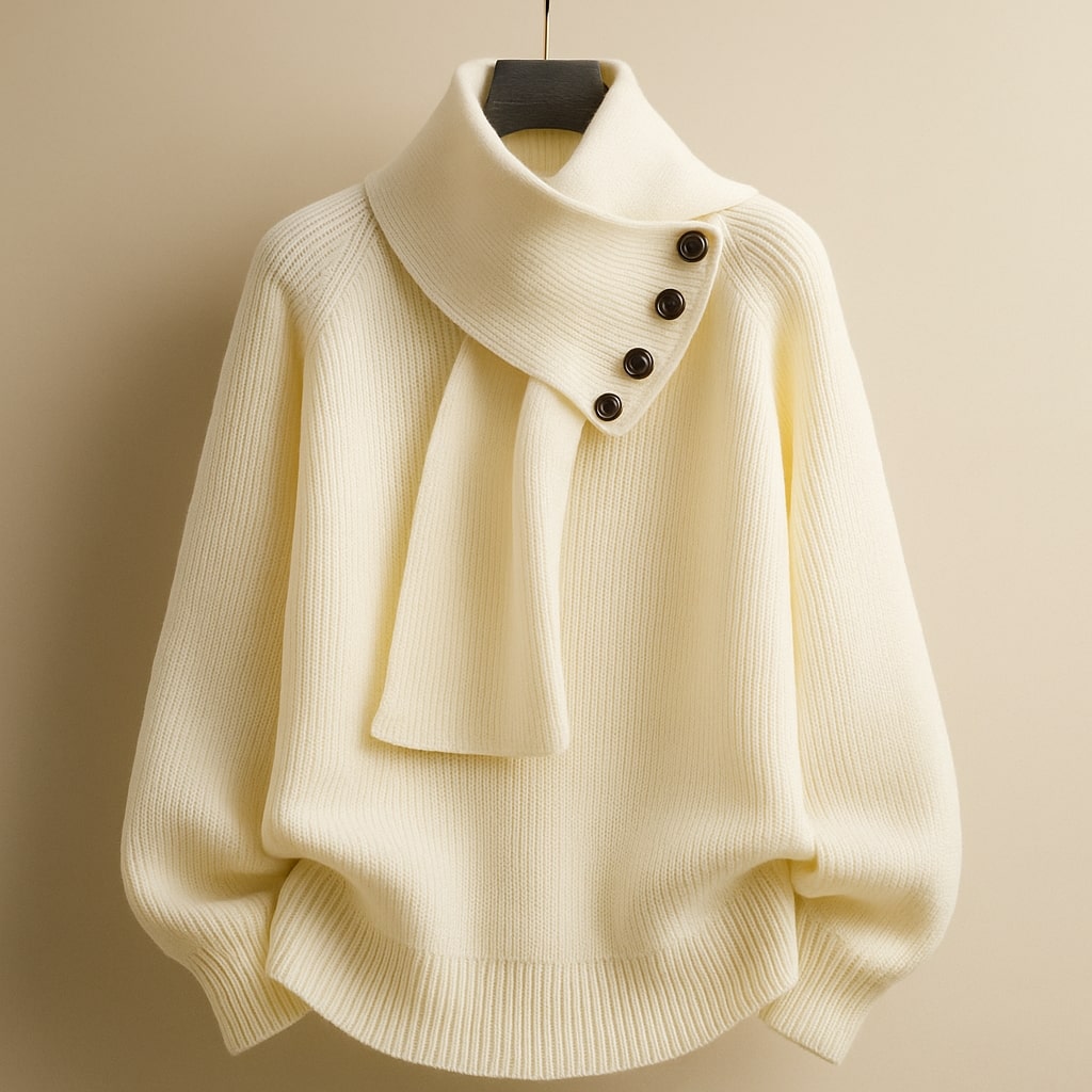 Elena Rib-Knit Sweater