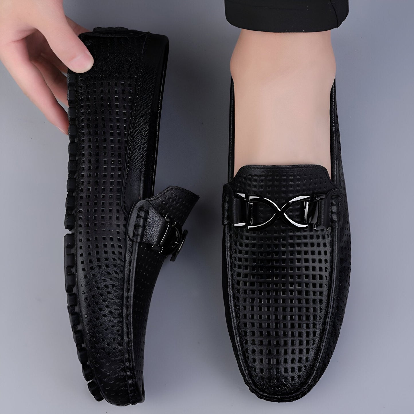 Alberto Comfort Leather Loafers