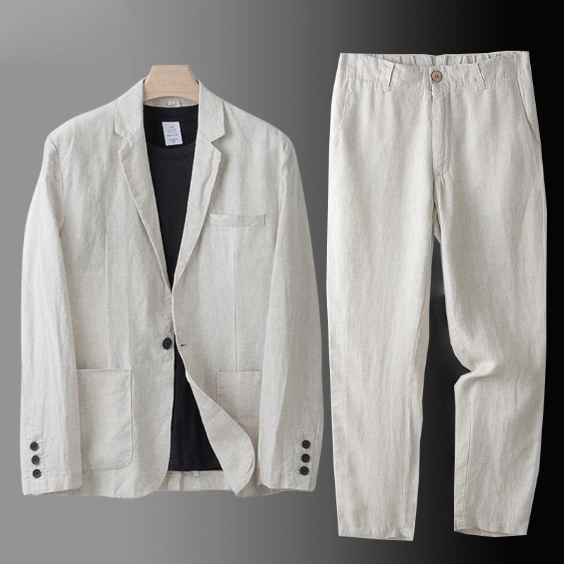 Sandro Linen Suit Set